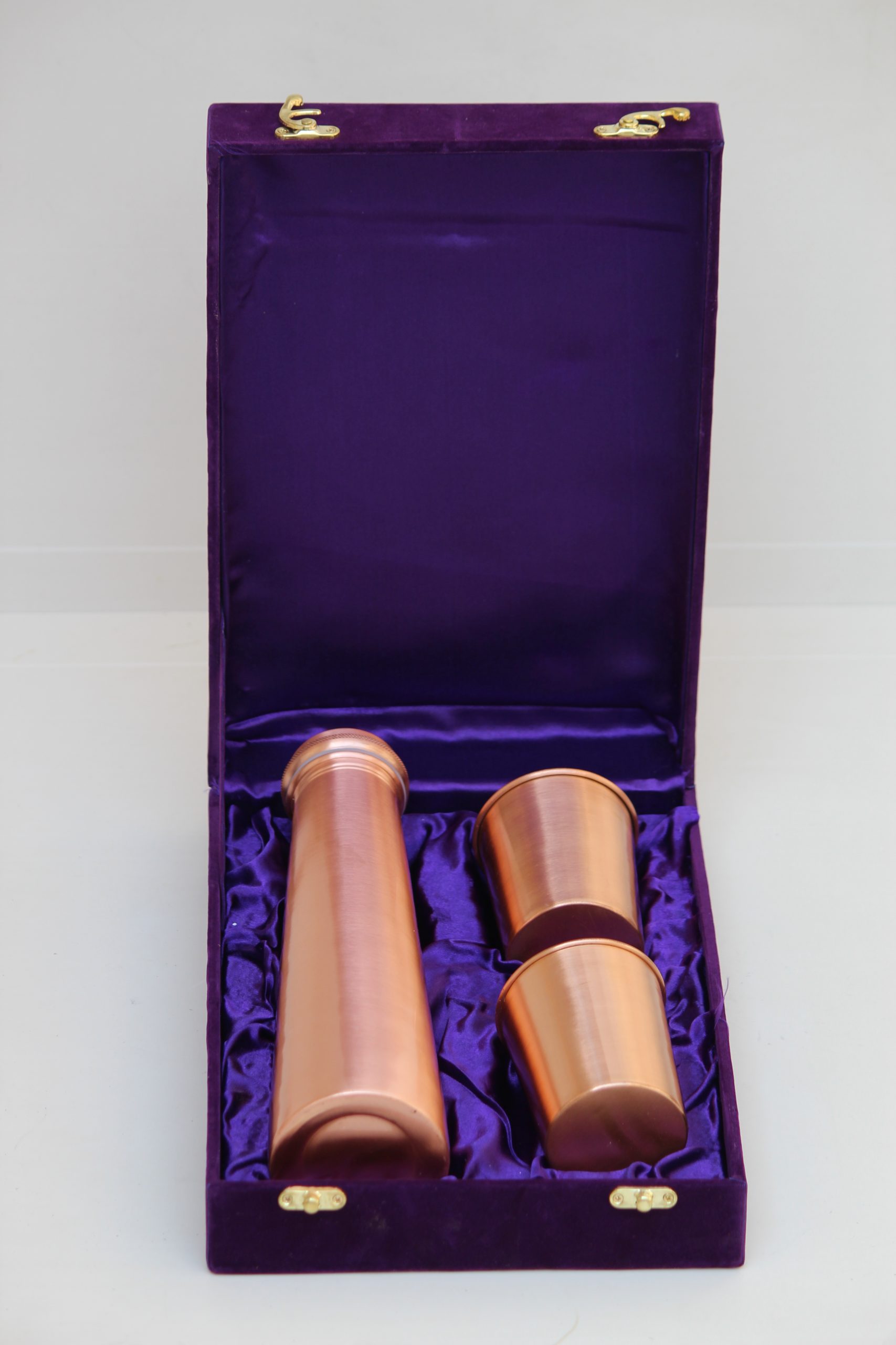 Product: Indian Bartan Copper Bottle set