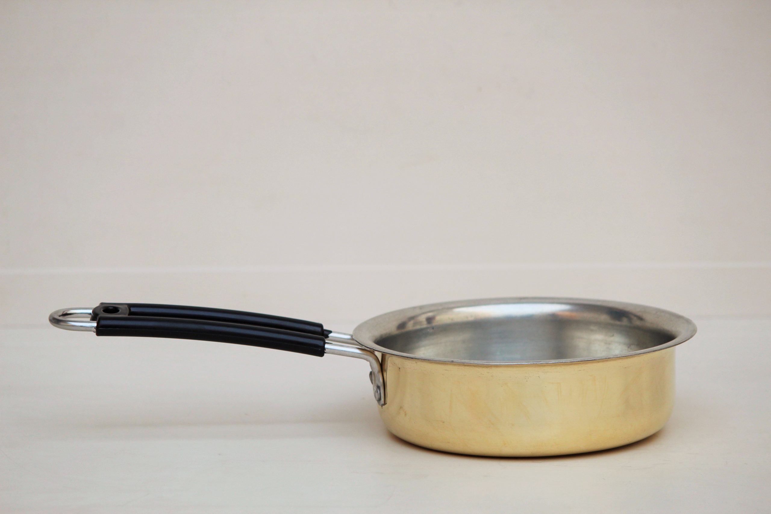 Product: Indian Bartan Brass Fry Pan With Kalai