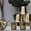Product: Indian Bartan Brass Teapot Set With Glasses
