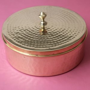 Product: Indian Bartan Brass Masala Daani / Spice Box