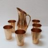 Product: Indian Bartan Handcrafted Copper Jug set