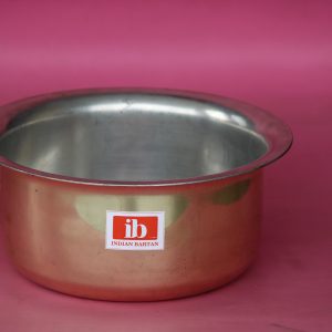 Product: Indian Bartan Brass Patila / Tusk with kalai 2 lt