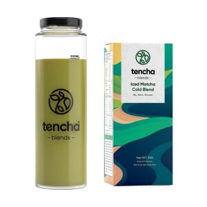 Product: Tencha Iced Matcha Cold Blend | Green Tea Pack of 5 Sachets + Tumbler 300 ML