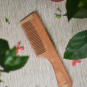 Product: Almitra sustainables Neem Wood Hair Comb – Handle