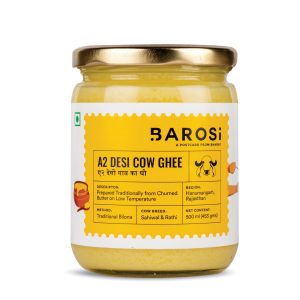 Product: Barosi A2 Desi Cow Ghee (500 ml)