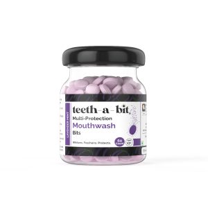 Product: Teeth-a-bit Multiprotection Lavender Mint Mouthwash Bits |Equal to 1200ml of liquid mouthwash (60 Count)