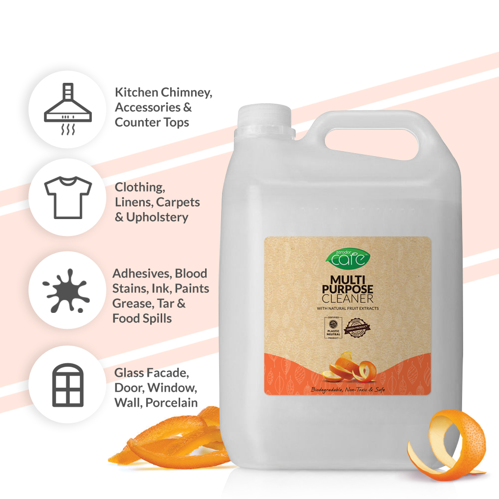 Product: Zerodor CARE – Natural Multipurpose Cleaner 5 Liters