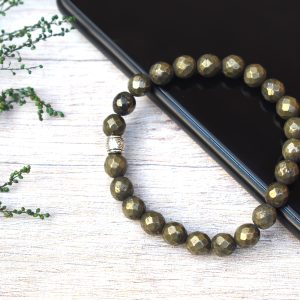 Product: Natural pyrite bracelet for creativity and energy