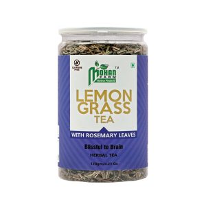 Product: Mohan Farms Herbal Lemongrass Rosemary Tea (120gm)