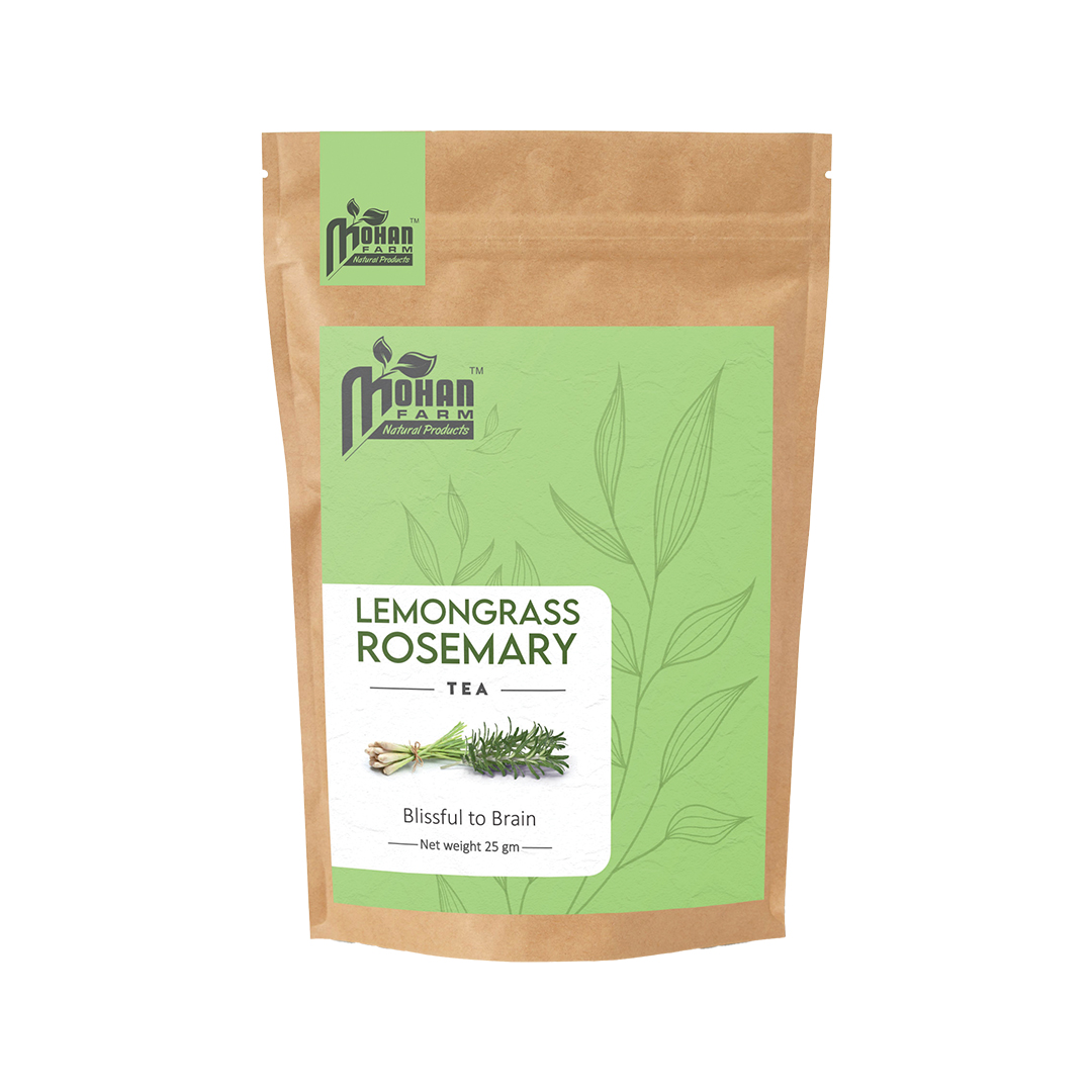 Product: Mohan Farms Herbal Lemongrass Rosemary Tea (25gm)