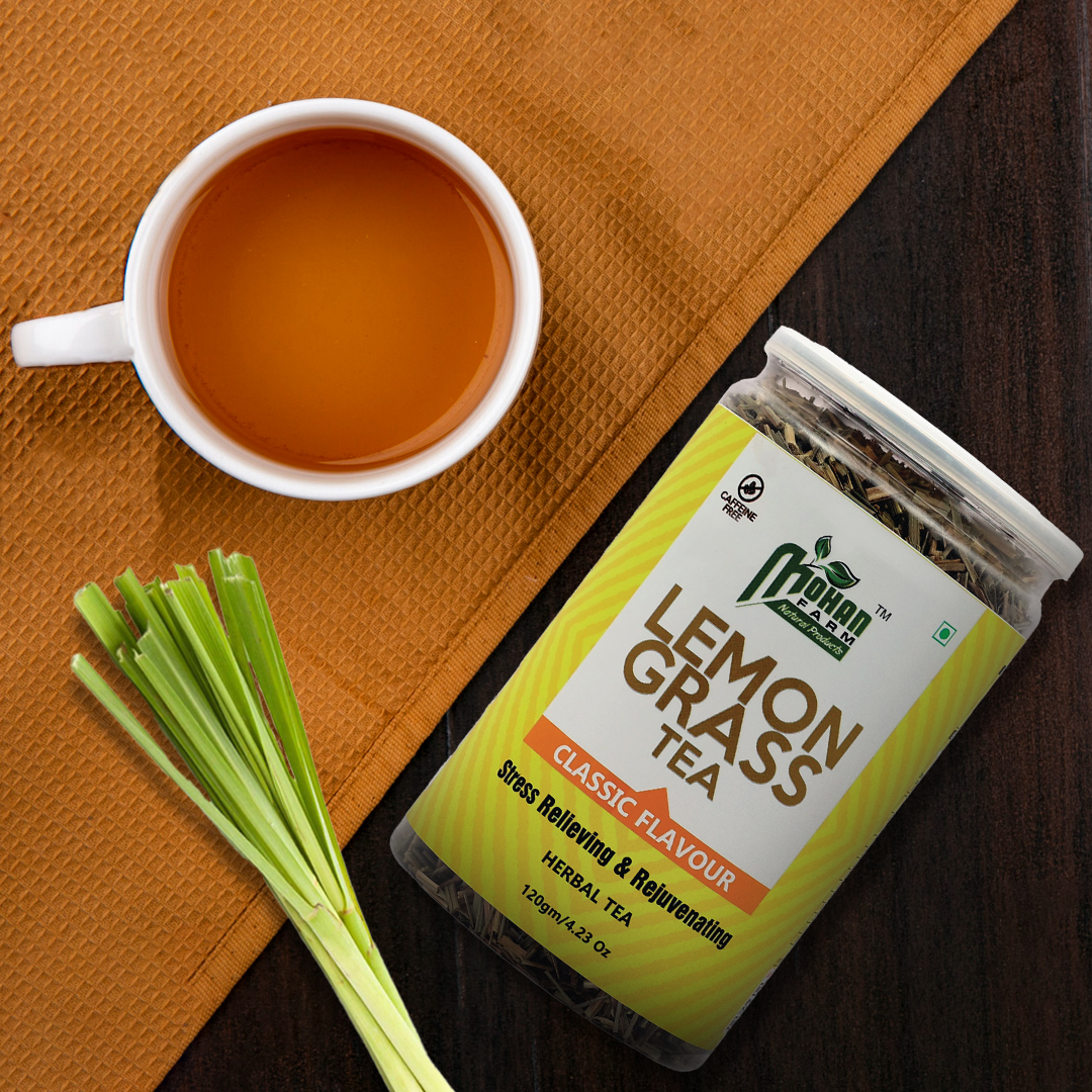 Product: Mohan Farms Lemongrass Tea With Classic Flavour (120gm)