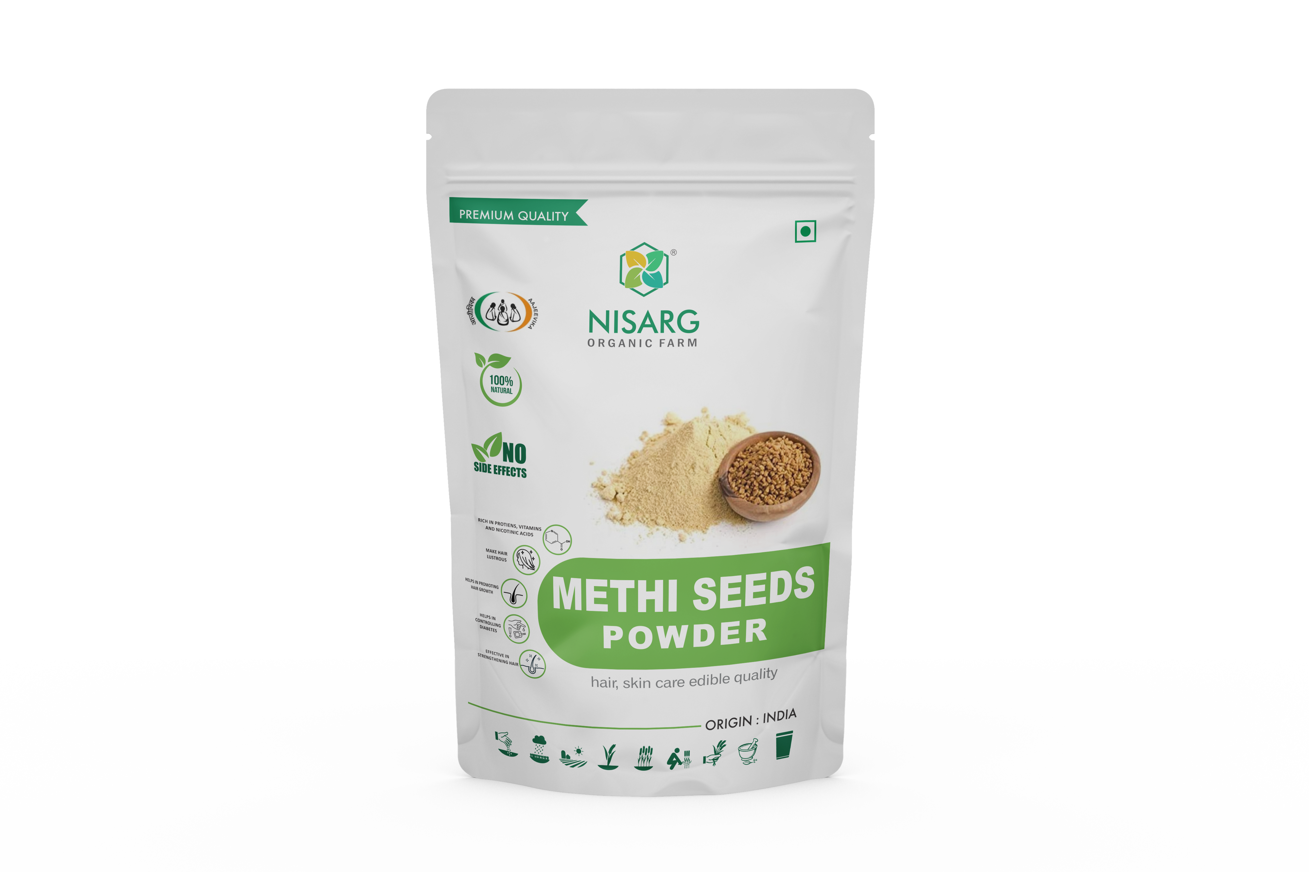 Product: Nisarg Fenugreek Seeds Powder