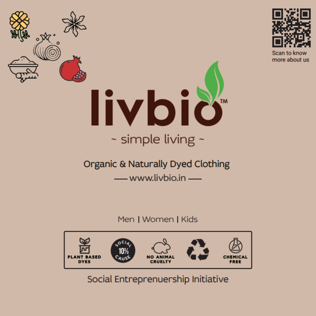 Liv Bio Organic Cotton & Naturally Dyed Hand Spun & Hand Woven Womens Pomo  Orange Pants - Orgo All-Natural