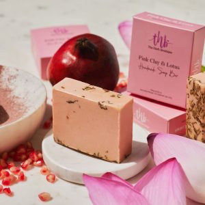 Product: The Herb Boutique Pink Clay and Lotus Sugar Soap Bar