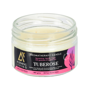 Product: Aesthetic Living 3 wick Tuberose Candle